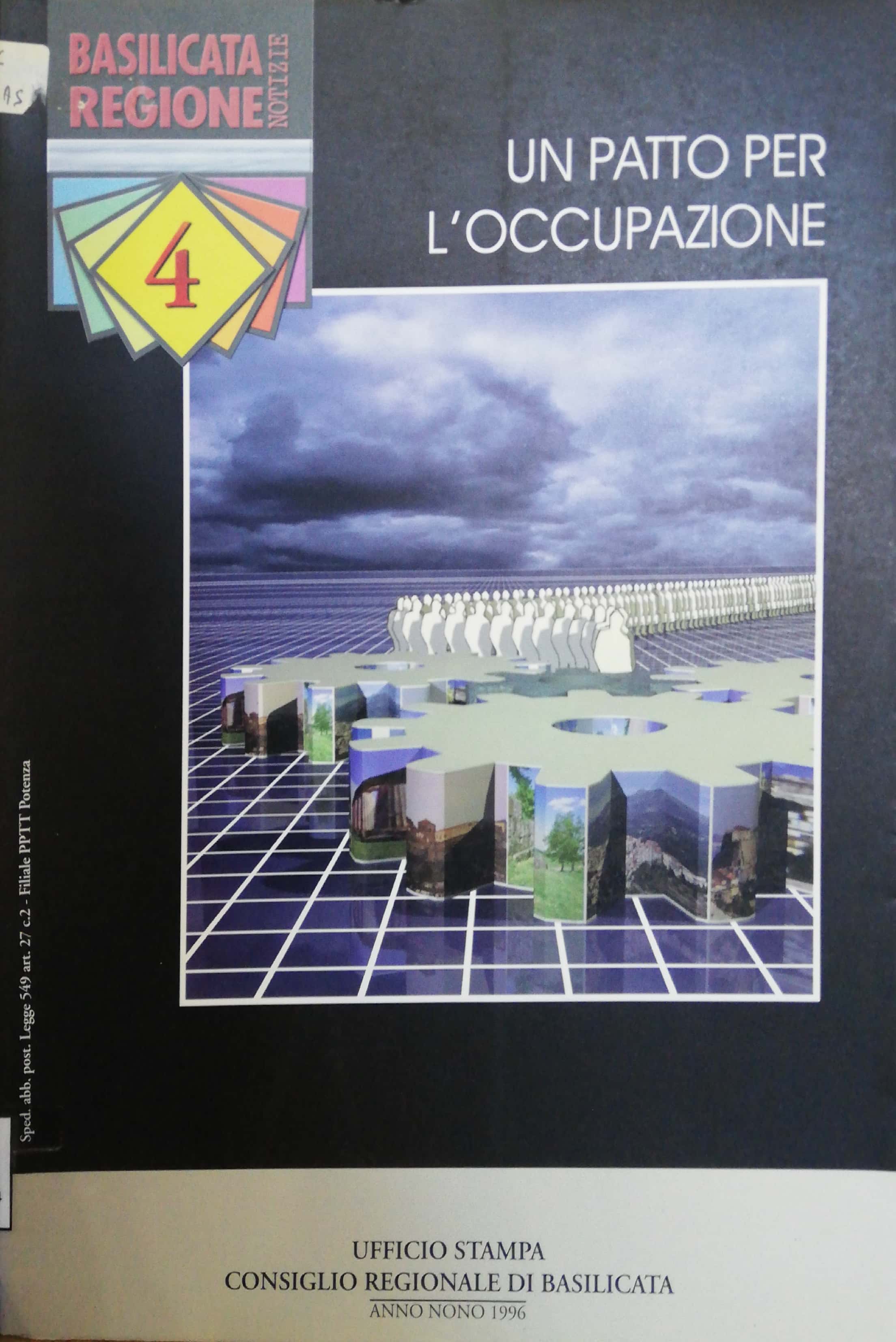 UN PATTO PER L' OCCUPAZIONE. BASILICATA REGIONE NOTIZIE 4